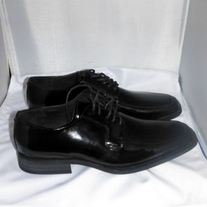Tuxedo dress shoes in black 10D
